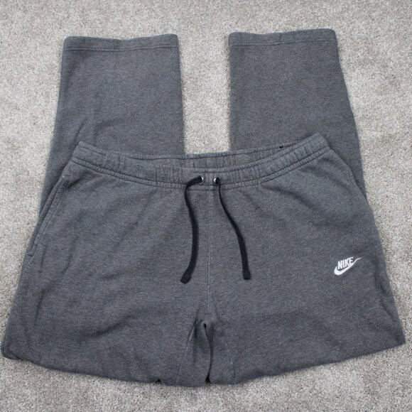 Nike Sweatpants Mens 2XL XXL Gray Drawstring Cotton/Polyester w/ 32" inseam - Picture 1 of 11